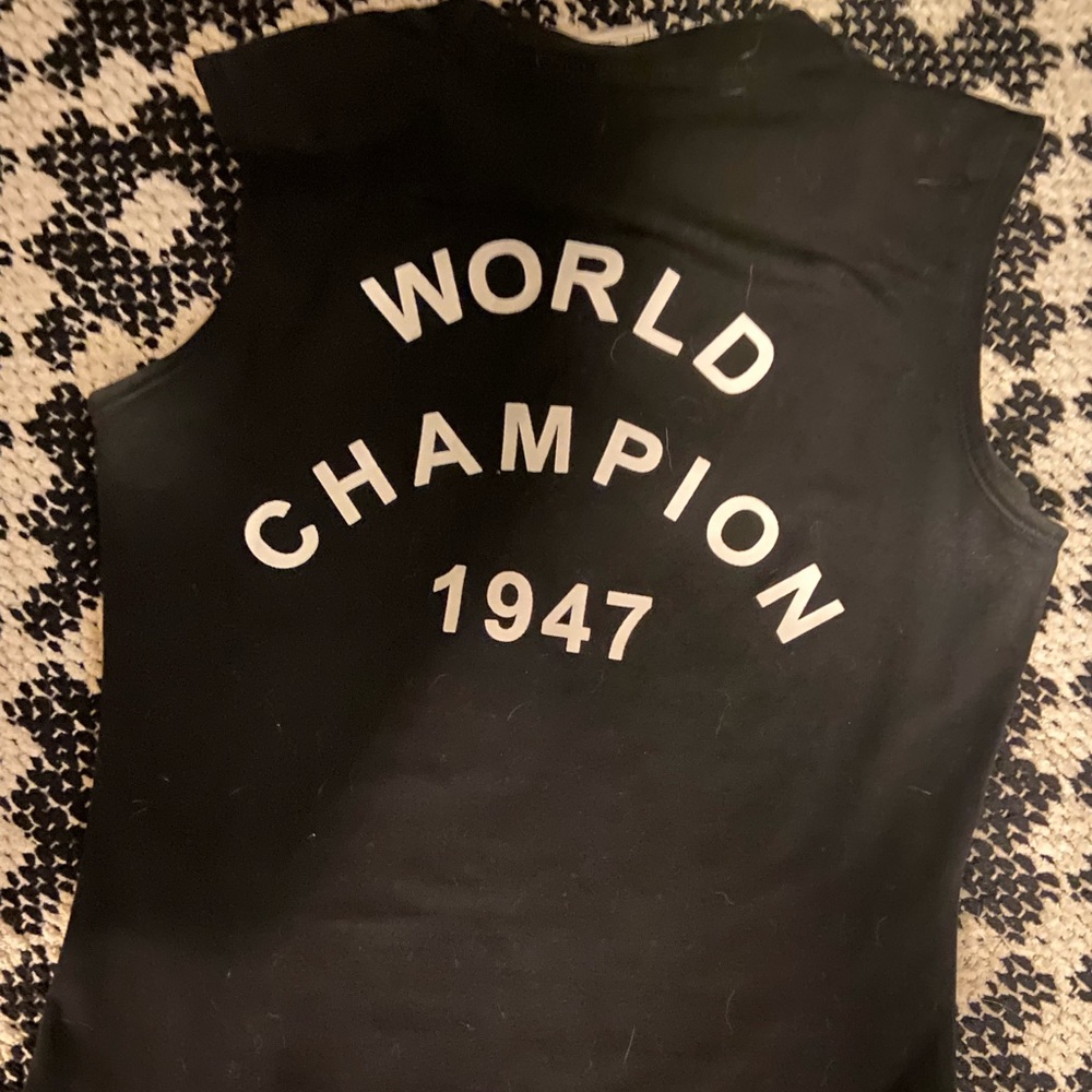 Christian Dior J’adore Black Tank Top  Designed by John Galliano